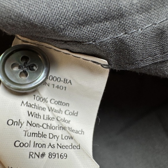 ATM Anthony Thomas Melillo Mens M Gray Button Down Long Sleeves Shirt - Picture 5 of 7